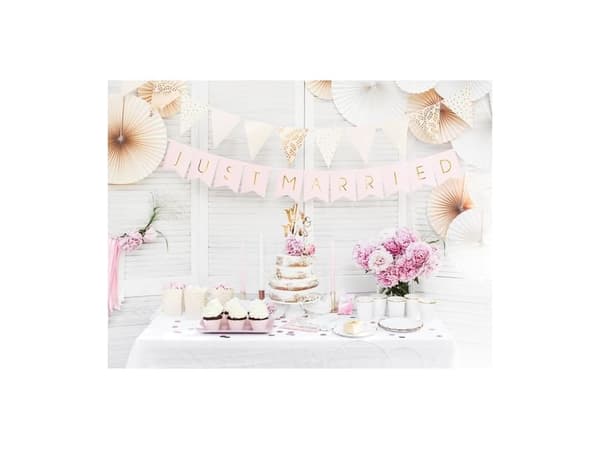 PartyDeco KPT10-019M, Kake, Gull, Voksen, Unisex, Bryllup, 1 stykker