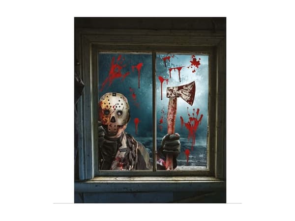 Jason vinduesdekoration i 2 dele
