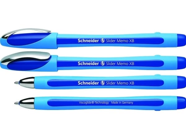 Schneider Slider Memo - Kulspetspenna - blå - 1.4 mm - extra bred