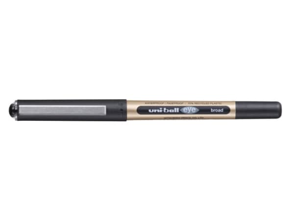 Roller pen, Uniball Eye, 1,0MM, black 40111246, pakke a 12 stk - (12 stk.)