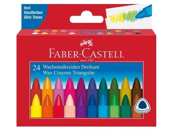 Faber-Castell 120024, 24 styck, Multifärg, Multifärg, Pojke/flicka, Låda, papper