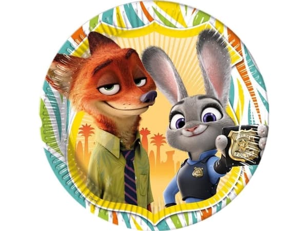 Zootropolis tallerkner