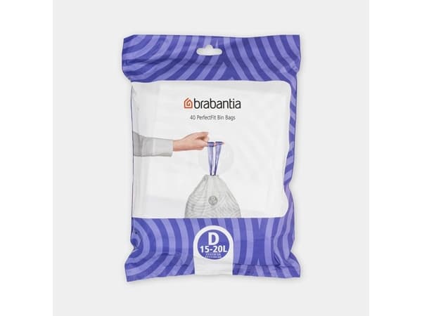 BRABANTIA søppelsekker 15-20 l (D) (40 stk) 138164
