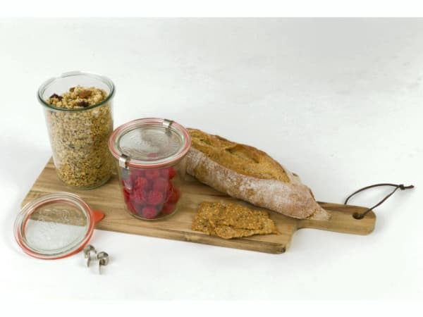 Sylteglas Weck incl låg (740) 290ml Ø10x5,5cm 6stk/pak