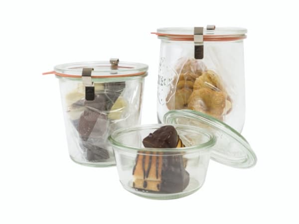 Sylteglas Weck incl låg (740) 290ml Ø10x5,5cm 6stk/pak