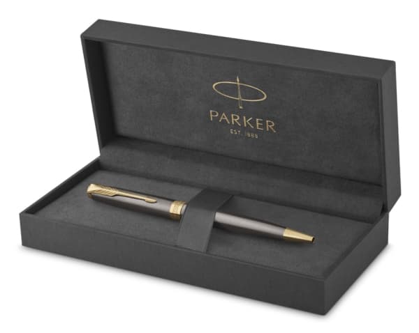 Parker Sonnet, Klämma, Grå, 1 styck