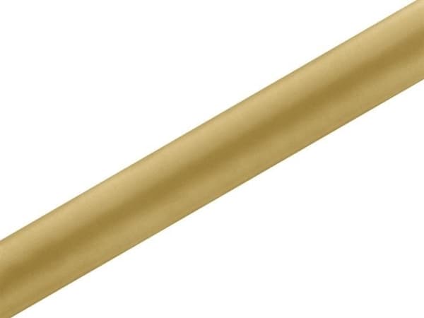 Guld satinrulle, 0,36 x 9 m