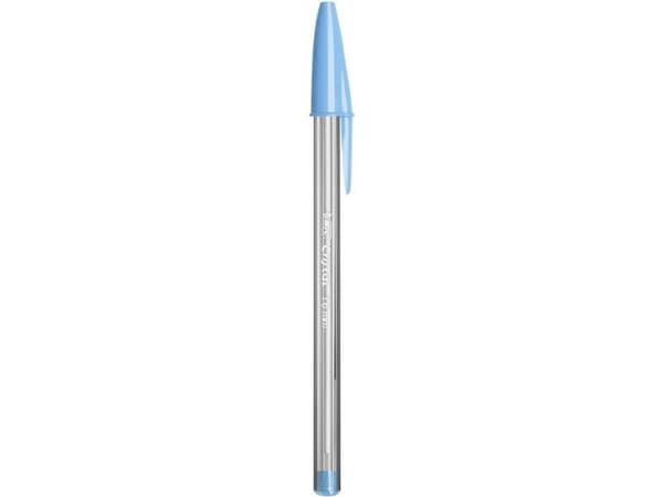 BIC Cristal Fun, Kulspetspenna, pinnformad, Turkos, 20 styck