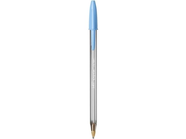 BIC Cristal Fun, Kulspetspenna, pinnformad, Turkos, 20 styck