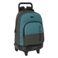 Miniatyrbild 1 av 3: School Rucksack with Wheels Safta Urban style Blue Grey 33 x 45 x 22 cm