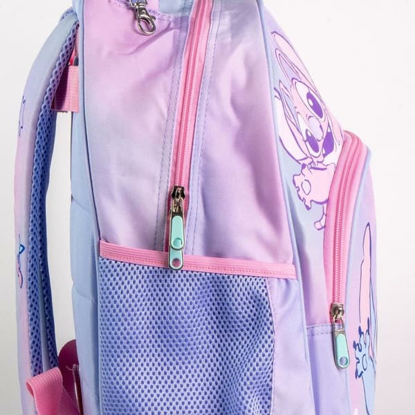 School Bag Stitch Lilac 32 x 5,5 x 45 cm