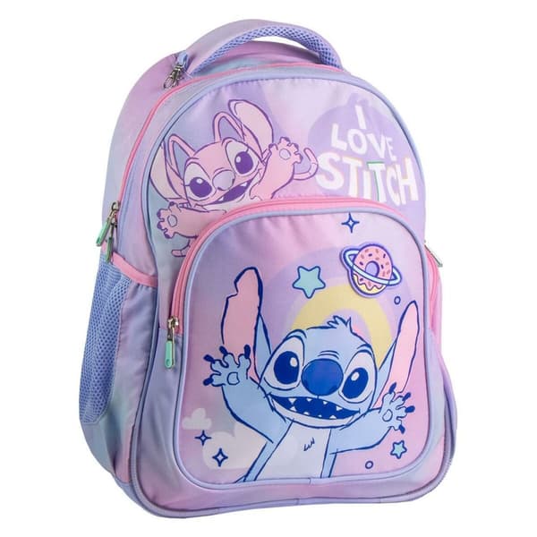 School Bag Stitch Lilac 32 x 5,5 x 45 cm
