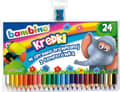 Pikkukuva 1 / 2: St. Majewski BAMBINO crayons in a wooden frame with a sharpener, 24 colors