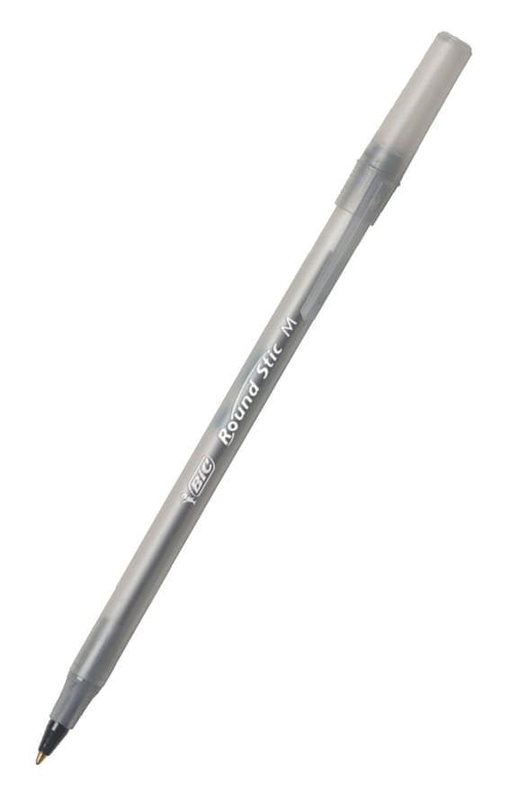 Bic Round Stic penna 60 st svart BOX