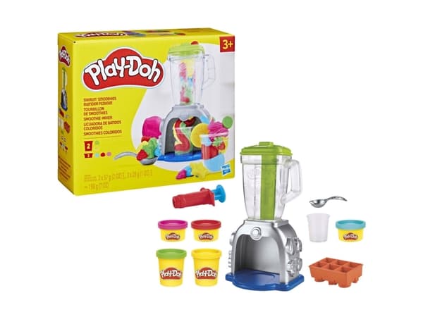 Play-Doh Kitchen Creations Swirlin'' Smoothies Toy Blender Playset, Children''s craft kit, 3 yr(s), Non-toxic, Multicolour
