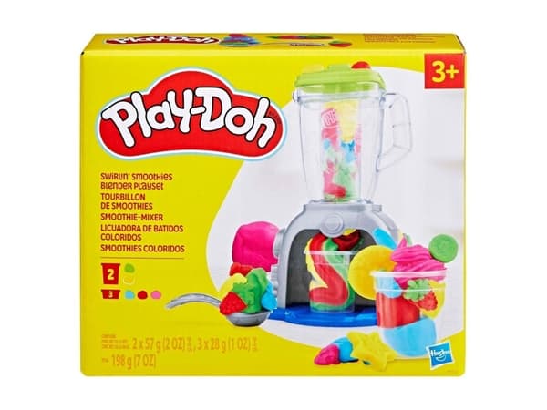 Play-Doh Kitchen Creations Swirlin'' Smoothies Toy Blender Playset, Children''s craft kit, 3 yr(s), Non-toxic, Multicolour