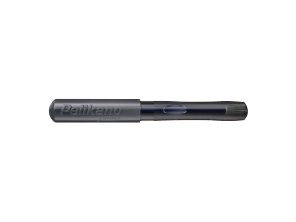 Pelikan 824880, Antracit, Påfyllning med bläckpatronssystem, Blå, Rostfritt stål, Vänsterhänt, Tyskland