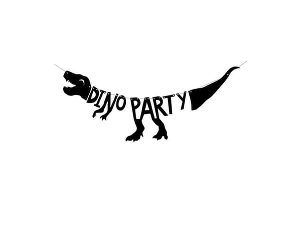 Dino bogstavsguirlande