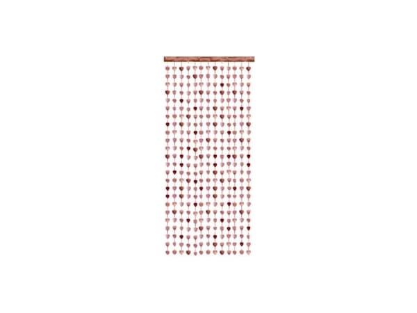 Rose gold hjerte foliegardin