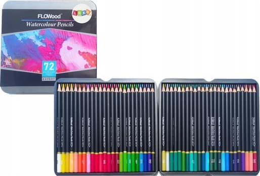 LeanToys Lösliga kritor 72 delar Färger