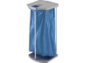 Miniatyrbilde 1 av 2: Hailo ProfiLine WS 120 0912-110 - Søppelbøttestativ - flipp-lokk - aluminium, plast