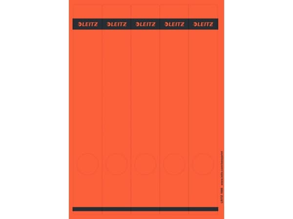 Leitz 16880025, Punainen, Suorakulmio, Rengaskansio, Paperi, 80 g/m², 39 mm