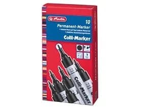 Herlitz 08860603, Musta, Musta, Harmaa, Alumiini, 10 kpl