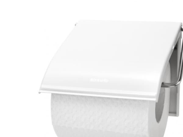 Dispenser, Brabantia, vit, metall, förberedd för väggmontage