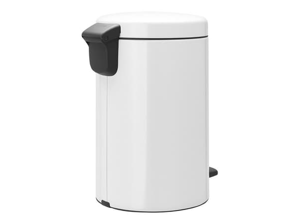Brabantia newIcon - Søppelbøtte - flipp-lokk - 12 L - fotpedal - hvit