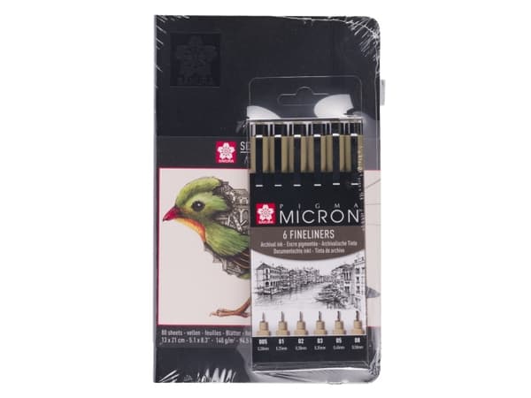 Sakura Pigma Micron And Book