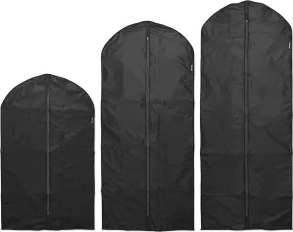 Brabantia 149580, Mjuk förvaringsväska för kläder, Svart, Dragkedja, 60 cm, 100 cm, 60 cm
