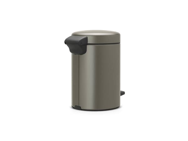 Brabantia 113246, 3 L, Pyöreä, Platina, Muovi, Poljin, 16,8 cm