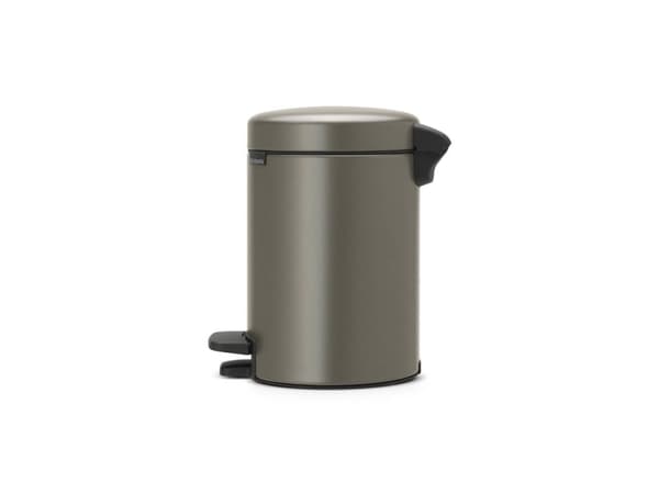 Brabantia 113246, 3 L, Pyöreä, Platina, Muovi, Poljin, 16,8 cm