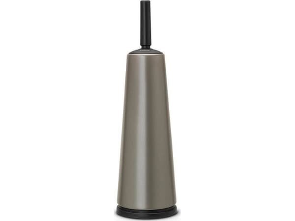 Brabantia 477324, Toalettborste och hållare, Platimun, 420 mm, 12,2 cm