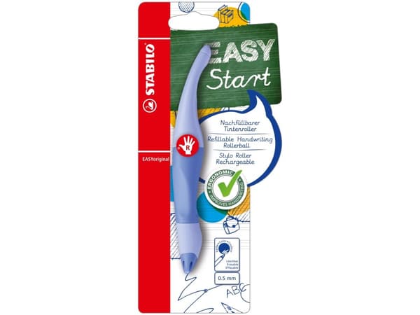 STABILO EASYoriginal, Stiftpenna, Blå, Blå, 0,5 mm, Medium, Högerhänt