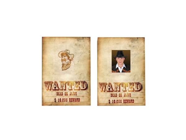 Wanted plakat