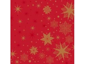 Serviet Dunisoft Airlaid 40 x 40 cm Stargazing Red,60 stk/pk