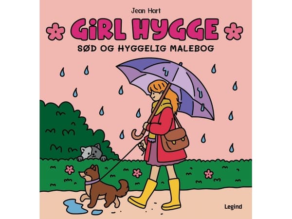 Målarbok: Tjej Hygge - Mysig målarbok | Jean Hart