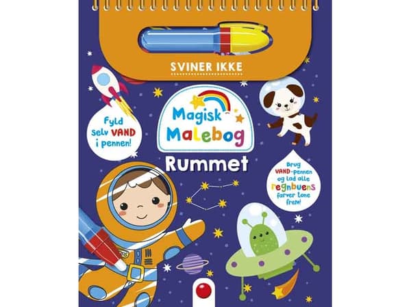 Magisk målarbok: Rymden