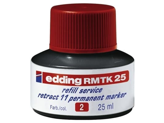 Edding RMTK 25, Rød, Multi, 25 ml, Edding retract 11, 1 stykker