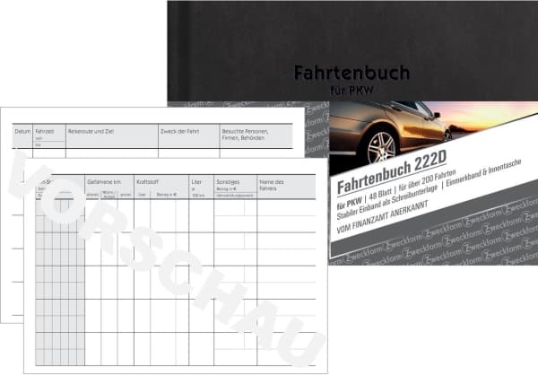 Avery Zweckform - Loggbok - 48 ark - A6 - liggende