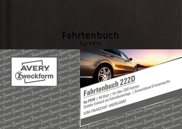 Avery Zweckform - Loggbok - 48 ark - A6 - liggende