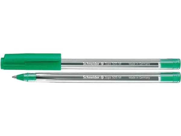 Schneider Pen Tops 505, Gjennomsiktig, Grønn, 1 stykker