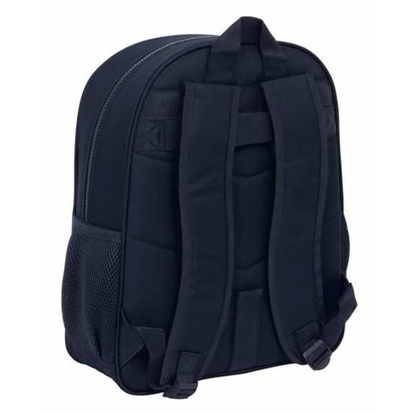 School Bag Real Madrid C.F. Navy Blue 32 x 38 x 12 cm