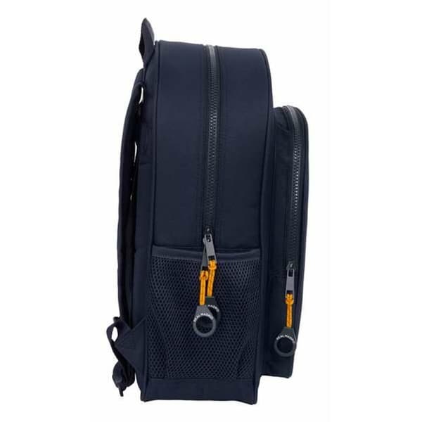 School Bag Real Madrid C.F. Navy Blue 32 x 38 x 12 cm