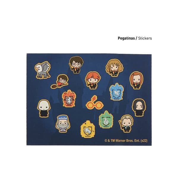 Stationery Set Harry Potter Blue Black Red 16 Pieces (6 Pieces)
