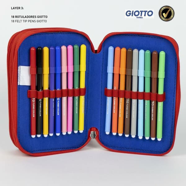 Triple Pencil Case Sonic