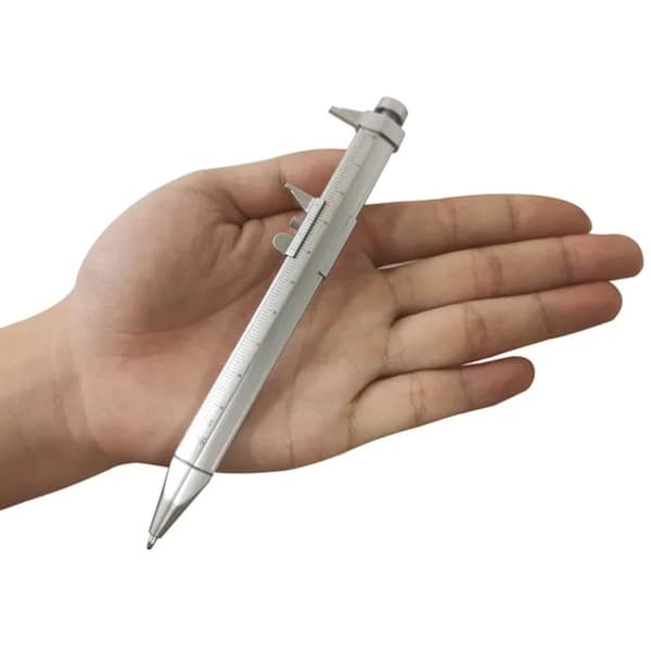 Vernier Kaliber Kuglepen, 0,5 mm Skrivepunkt, Multifunktionelt Design,150 Stk