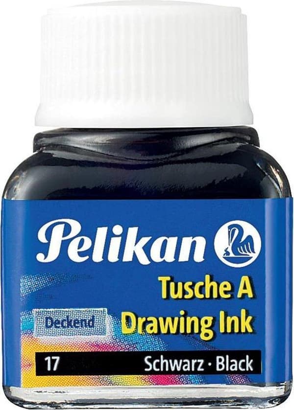 Pelikan East Indian Ink Black 10ml flaske