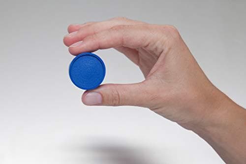 Maul 6172335 Ekstra stabil rund magnet, klæbekraft 0,6 kg, Fremstillet i Tyskland, 13,8 x 34 mm, 10 stk.